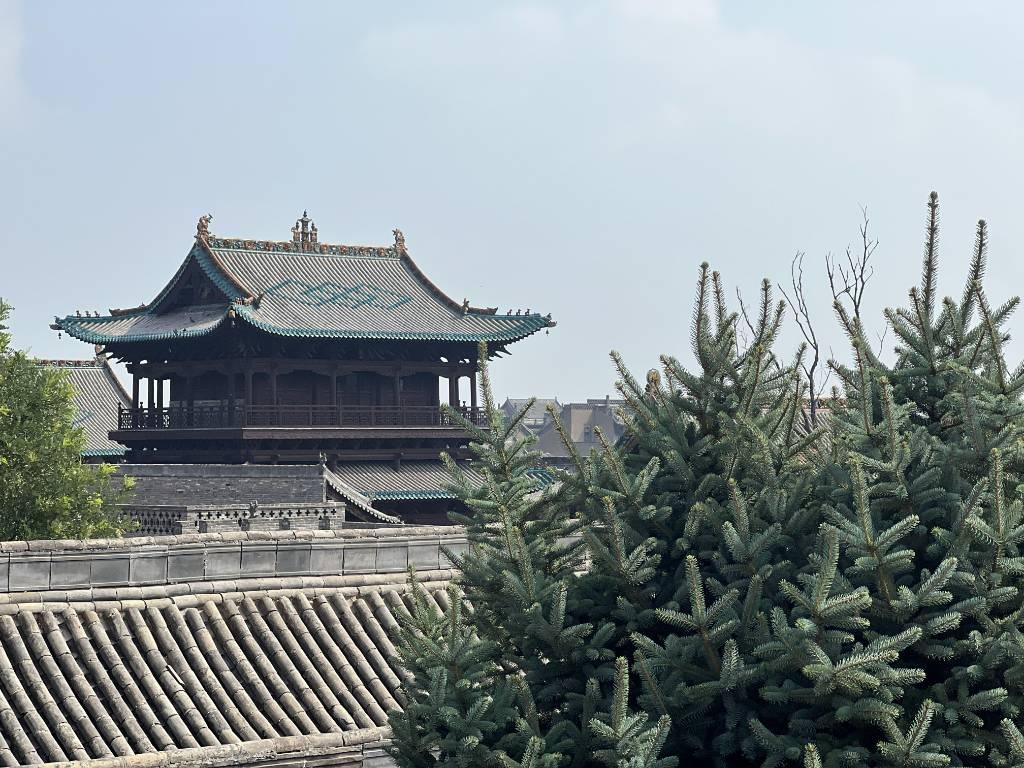 图为平遥古县城风景照片。